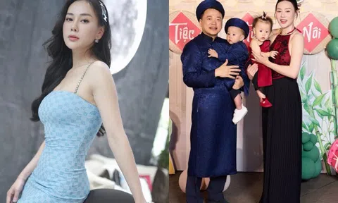 Phương Oanh diện váy ôm body khoe vóc dáng "đồng hồ cát", được khen xinh hơn cả thời còn son rỗi