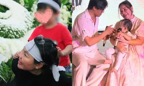 Ngọc Tiền đưa con trai đi xét nghiệm ADN giữa "bão" tin đồn không phải ruột thịt của NSƯT Quý Bình