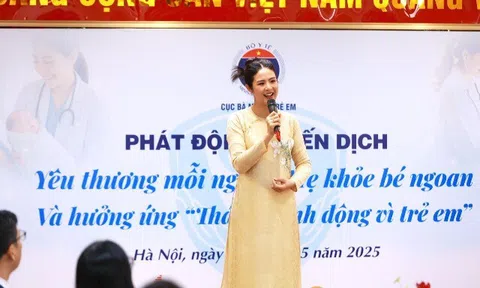 Hoa hậu Ngọc Hân đồng hành cùng chiến dịch “Yêu thương mỗi ngày – Mẹ khỏe, bé ngoan”