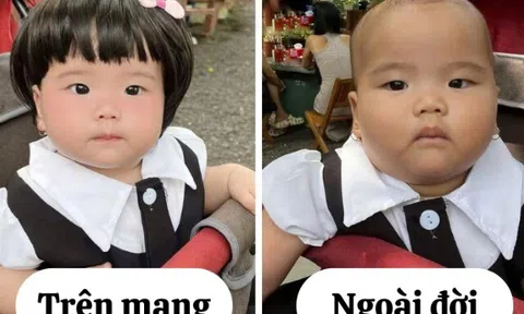 Cười té ghế với loạt ảnh khác nhau "một trời một vực" của các búp măng non trên mạng và ngoài đời