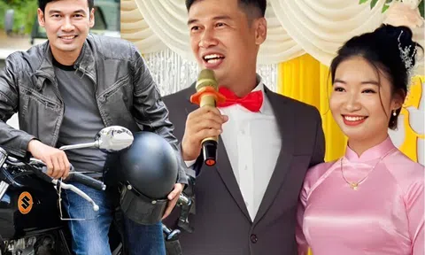 Diễn viên Tiết Cương đón con trai với vợ kém 26 tuổi, thấy lạ lẫm khi lần đầu làm bố ở tuổi U60