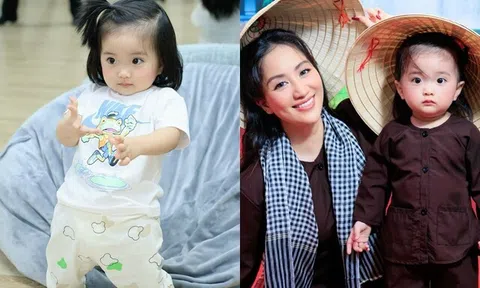 Con gái út nhà Phan Hiển hơn 1 tuổi đã xỏ giày để "học nghề", Khánh Thi bị giục sinh thêm vì ái nữ quá xinh