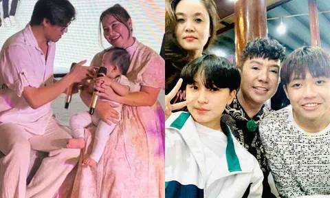 Sao Việt đưa con đi xét nghiệm ADN: Vợ Quý Bình vừa công bố kết quả, Long Nhật ôm bà xã khóc trong bệnh viện