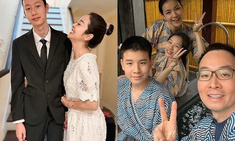 2 Hoa hậu có con trai cao trên 1m8: Người trải qua 4 lần sinh nở, người từng du học ở Đức và cưới chồng Tiến sĩ