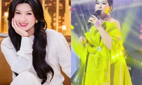 Ca sĩ Nguyễn Hồng Nhung mang bầu con thứ 3 ở tuổi U50, cận ngày sinh vẫn "chạy show" ở Mỹ