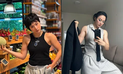 Từng hối hận vì nhiều năm "gánh tạ", Angela Phương Trinh nay để tóc tém, khoe cơ bắp cuồn cuộn như lực sĩ