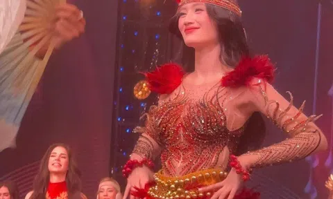 Chung kết Miss World: Ý Nhi xuất hiện rạng rỡ với màn Dance of the World