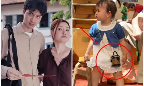 Bố Hải Dương chi 120 triệu mua đồ hiệu cho con nhập học, bé gái đeo túi LV nổi bật nhất trường