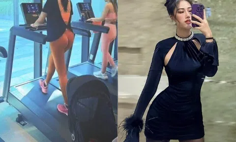 Mẹ đơn thân "gây sốt" phòng gym với vóc dáng đẹp nõn nà, hoá ra vừa sinh con cho bạn trai nổi tiếng hơn 37 tuổi