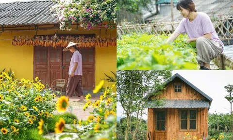 Cô gái 9X Yên Bái bỏ phố về quê, dành 4 năm làm nhà vườn đẹp như tranh