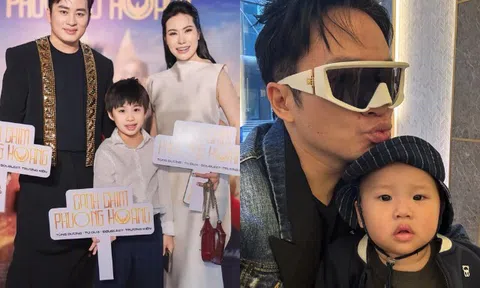 2 quý tử của Tùng Dương: Con ruột duy nhất rõ nét khôi ngô, em bé không cùng huyết thống là "duyên mệnh trời ban"