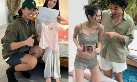 Ái nữ NSƯT Xuân Hinh sinh con đầu lòng với chồng điển trai, "vua hài đất Bắc" chính thức lên chức ông ngoại