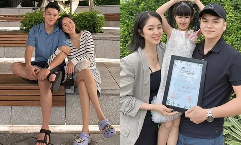 Lê Phương xúc động khi nghe con gái xin lỗi tận 2 lần, khoe hạnh phúc với "chồng yêu" trẻ tuổi Trung Kiên