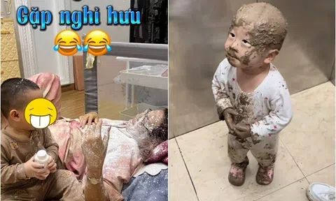 Mới nửa tháng, khối nghỉ hè đã khiến bố mẹ "thở oxi" kêu cứu vì 1001 kiếp nạn: Hết tắm bùn đến lấy mỡ lợn bôi đầu