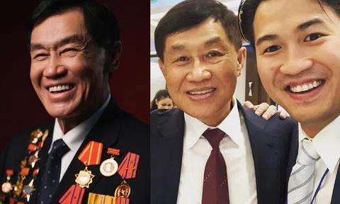 Em chồng Tăng Thanh Hà khoe loạt ảnh của bố tỷ phú, vẻ ngoài điển trai hưởng trọn gen của "vua hàng hiệu"