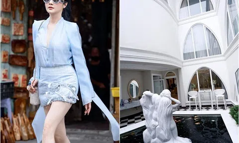 Hoa hậu Việt 54 tuổi xuất hiện trên phố Hà Nội trẻ măng như gái đôi mươi, sống trong biệt thự to như cung điện