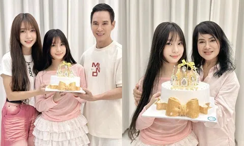 Con gái Lý Hải được ví như phiên bản mini của mẹ Minh Hà, đọ sắc với bà ngoại U70 trẻ đẹp, sành điệu