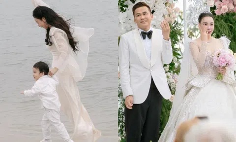Hồ Quỳnh Hương hưởng tuần trăng mật với chồng điển trai, khoe quý tử đầu lòng rõ nét tuấn tú trông giống hệt bố