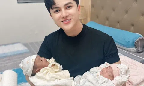 Có con sinh đôi một trai một gái, nam ca sĩ họ Khưu độc lạ nhất nhì Việt Nam đặt tên cho 2 con rất đặc biệt