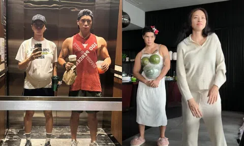 Ngô Thanh Vân mang thai vẫn chăm vận động cùng chồng kém tuổi, khán giả lo lắng cho sức khỏe bà bầu U50
