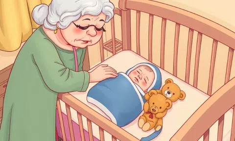 Chỉ người tinh tế mới nhận ra lỗi sai của bà nội khi chăm cháu sơ sinh ở bức hình trong 10 giây