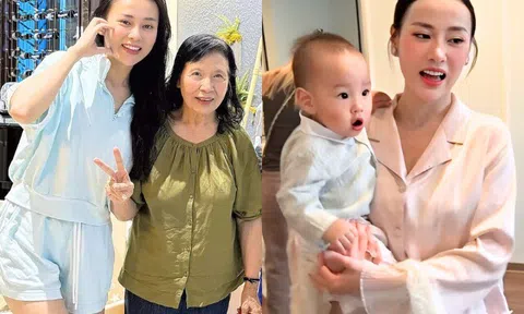 Phương Oanh khoe dáng nuột hơn thời chưa sinh con cho Shark Bình, đậm chất dâu hào môn được khen trông giống mẹ chồng