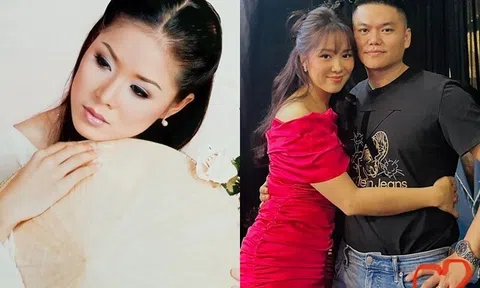 Lê Phương khoe ảnh hồi mới 20 tuổi đẹp rạng rỡ, chồng trẻ Trung Kiên bình luận: "Lúc này anh mới học lớp 8"