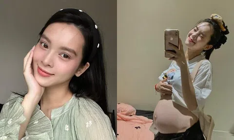 Sao Việt 24h: Quỳnh Lương tăng cân thấy rõ ở tháng thứ 8, tiết lộ cận nặng của mẹ và bé ở cuối thai kỳ