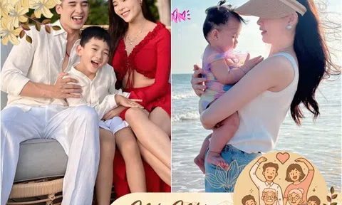 3 gia đình Việt "bố soái ca, mẹ ngọc nữ sinh con đẹp như thiên thần" được nhiều người yêu mến