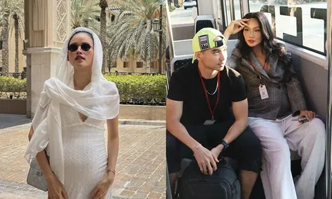 Dàn mỹ nhân Việt vác bụng bầu đi du lịch nước ngoài: Tuyết Lan sang chảnh như "phú bà Dubai", H'Hen Niê "dính" chồng không rời