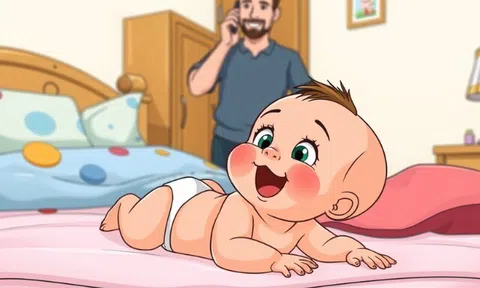 Trong 10 giây, chỉ người tinh tế mới nhận ra lỗi sai của người bố khi chăm con sơ sinh ở bức hình