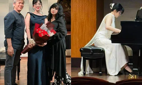 NSND Thanh Lam tự hào khoe con riêng của chồng, ái nữ bác sĩ Tiến Hùng xinh lung linh "đọ dáng" bên mẹ diva