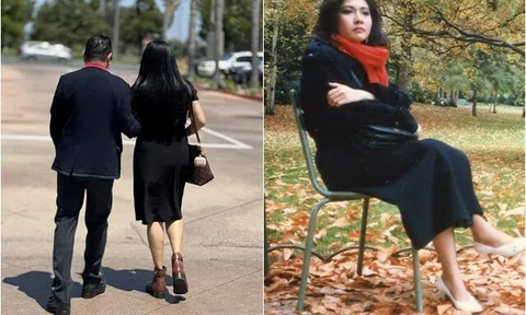 Tỷ phú Hoàng Kiều chụp ảnh khoác tay một người phụ nữ, hóa ra là ca sĩ từng nhiều năm chịu tiếng oan bỏ chồng