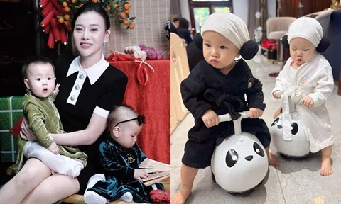 Sao Việt 24h: Cặp song sinh nhà Phương Oanh bé xíu đã tận hưởng "spa tại gia", ái nữ hóm hỉnh khiến dân mạng thích thú
