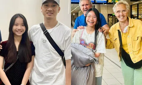 Vợ cũ MC Thành Trung đoàn tụ bố mẹ của chồng Tây, con gái là cháu cưng của ông bà nội dù khác huyết thống