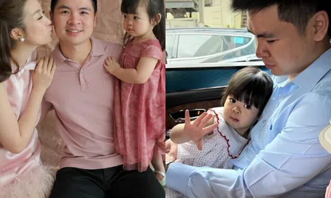 Chồng chủ tịch nhà Đỗ Mỹ Linh mừng sinh nhật "bình rượu mơ", ái nữ nay cực xinh đã biết giành bố Quang với mẹ