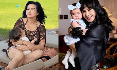 Sao Việt 24h: NSND Thanh Lam khoe cảnh bế bồng "tiểu công chúa", Hoa hậu Giáng My phải khen diva đẹp hơn từ ngày "lên chức"