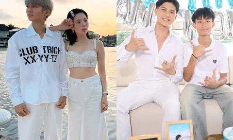Lệ Quyên sung sướng ngắm con trai rõ nét tuấn tú, phản ứng khi quý tử được khen nhìn giống tình trẻ của mẹ