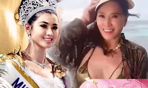 Hoa hậu Hoàn vũ Thái Lan đầu tiên U80 trẻ như 30 tuổi, body nóng bỏng thường chăm da bằng thứ quả mọc đầy ở nông thôn