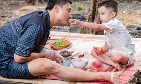 "Bố ơi mình đi đâu thế" tập 8: "Giang hồ màn ảnh" Duy Hưng giỏi chuyện bếp núc, được khen dạy con cực khéo