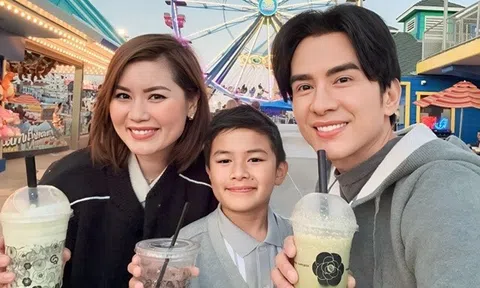 Đan Trường sang Mỹ nghỉ hè cùng con trai và vợ cũ, doanh nhân Thủy Thiên sẽ về Việt Nam vì ngày đặc biệt của người cũ