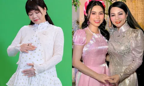Ngọc Huyền khoe "bụng chửa" sắp đẻ ở tuổi U60, con gái đầu lòng được nuôi trong biệt thự 50 tỷ nay cực xinh