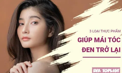 Bí quyết cho mái tóc đen mượt: Bổ sung ngay 3 loại thực phẩm này