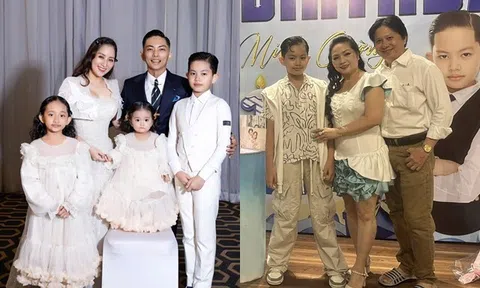 Sao Việt 24h: Bố chồng phong độ của Khánh Thi khoe tiệc sinh nhật hoành tráng của cháu nội, Kubi cao lớn khi đứng cạnh ông bà
