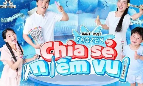 Kem ống Want Want Frozen: vị mát lành cho những khoảnh khắc gắn kết