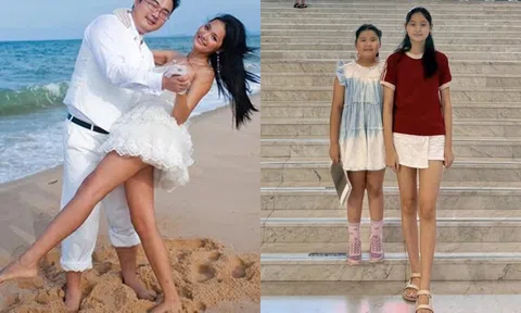“Đệ nhất mỹ nhân” Hải Dương lấy chồng Trung Quốc sinh con gái lai, giờ đứa trẻ 12 tuổi cao gần 1m8, chứng tỏ gen mẹ quá tốt