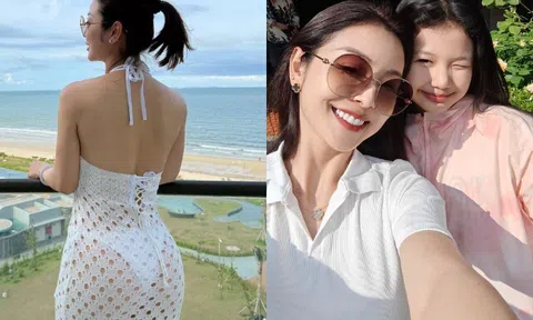 Hoa hậu là cháu dâu Chủ tịch diện bikini khoe vòng 1 e ấp, nhan sắc tuyệt trần bảo sao ái nữ cực xinh