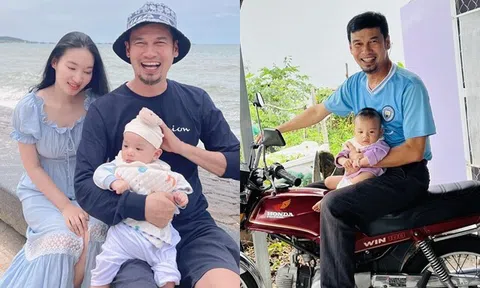 Sao Việt 24h: Nam diễn viên có con đầu lòng ở tuổi 52 tươi rói khi lên đồ cùng quý tử, nhóc tì "mê xe" từ nhỏ