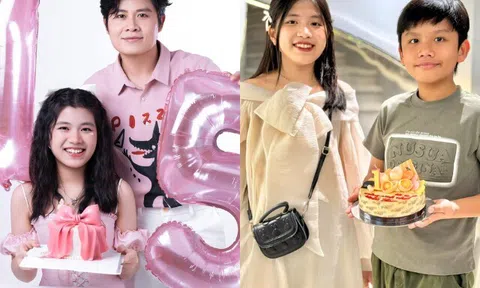 2 con "nếp tẻ" của Nguyễn Văn Chung: Ái nữ "nuôi giùm" cực xinh giống hệt mẹ ruột, quý tử ai cũng khen y chang bố