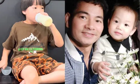 Con thứ 3 nhà NSND Xuân Bắc lên 7 tuổi vẫn ti bình, trổ tài ngâm thơ bằng giọng ngọng nghịu nghe cực yêu